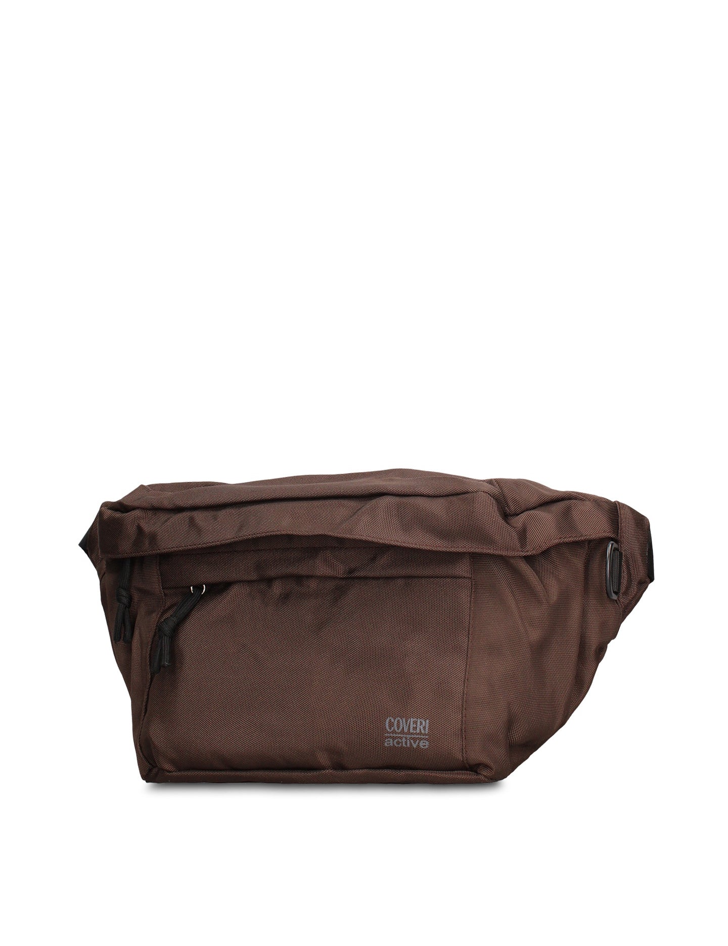 Marsupio in 100% Pu Vegan Leather Marrone Scuro