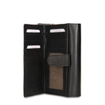 Portafoglio in Vera Pelle Nero