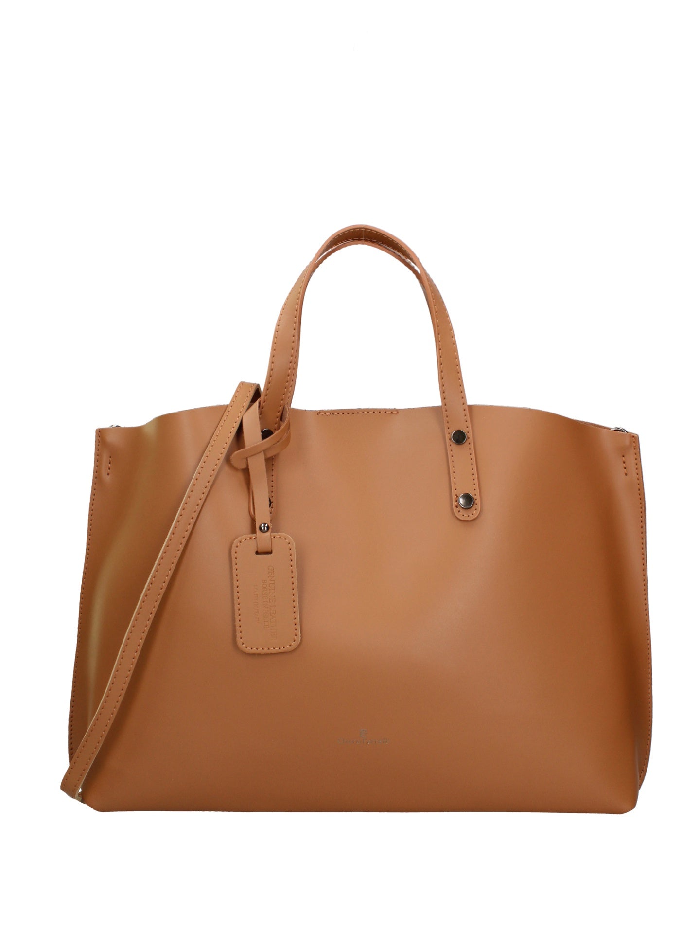 Borsa a Mano in Ruga Leather Cognac