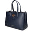 Borsa a Mano in Pelle Vegana Blu Pierre Cardin