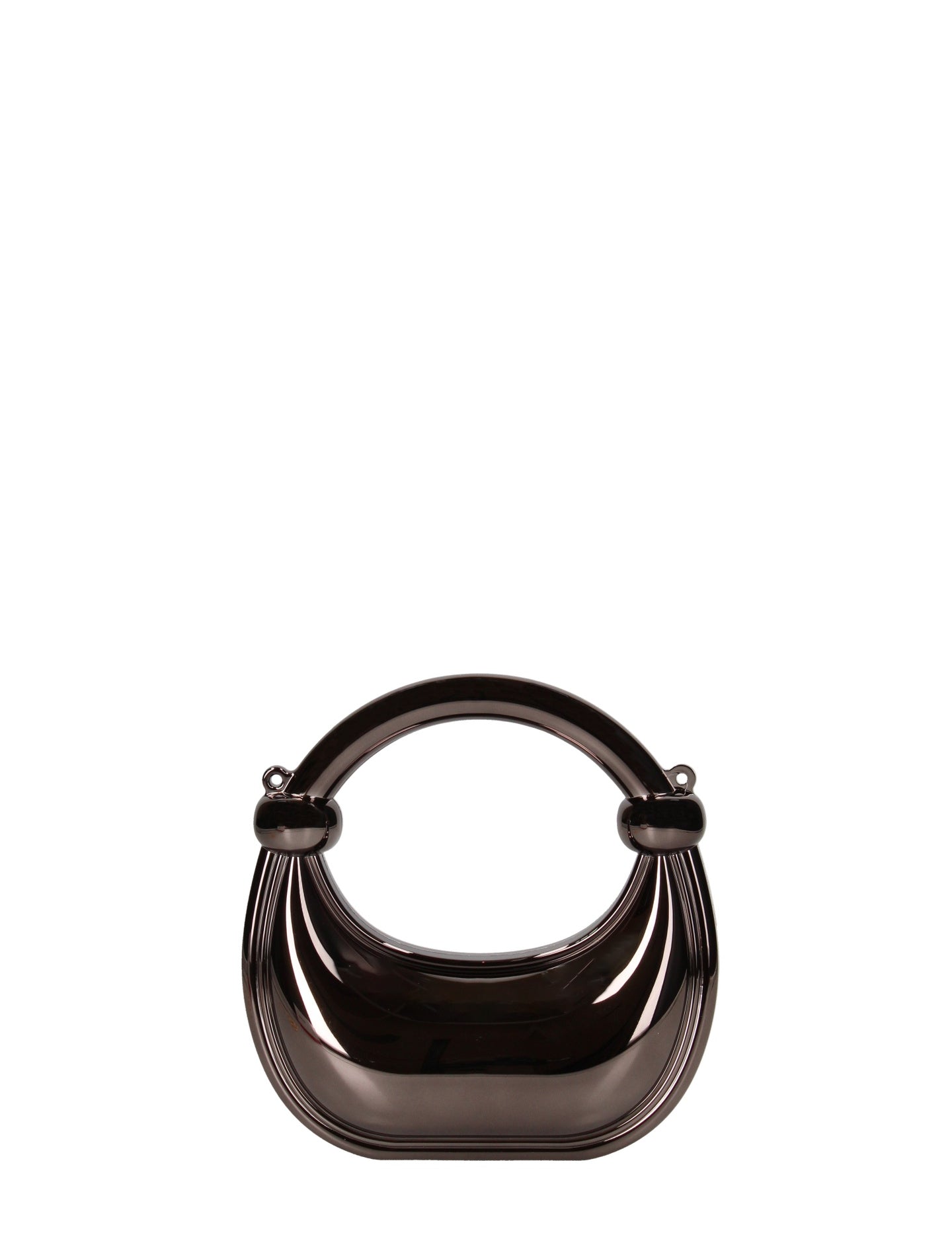 Borsa a Tracolla in Pvc Nero Chiara Ferretti