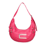 Borsa a spalla CUSTO - Fuxia