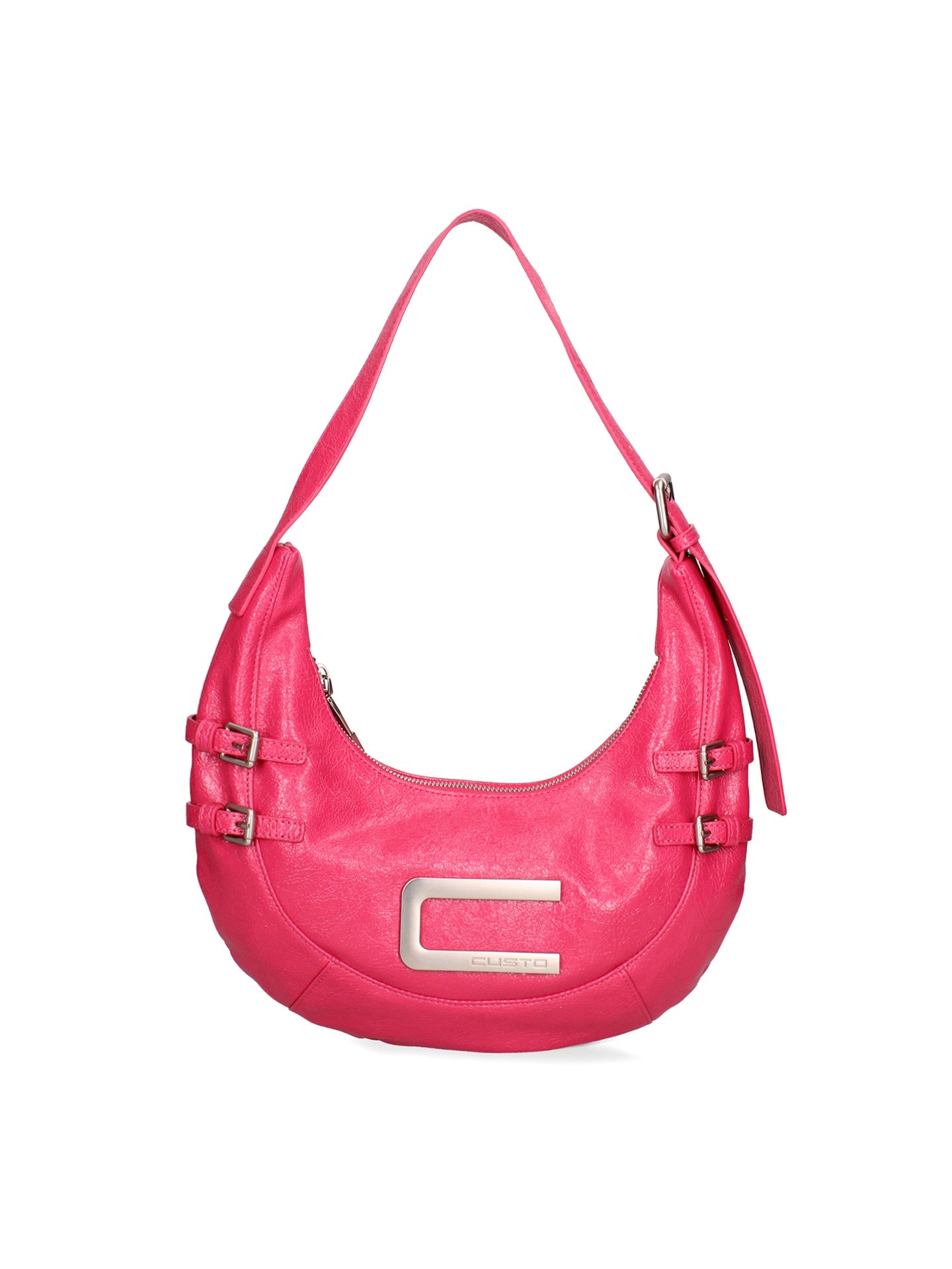 Borsa a spalla CUSTO - Fuxia