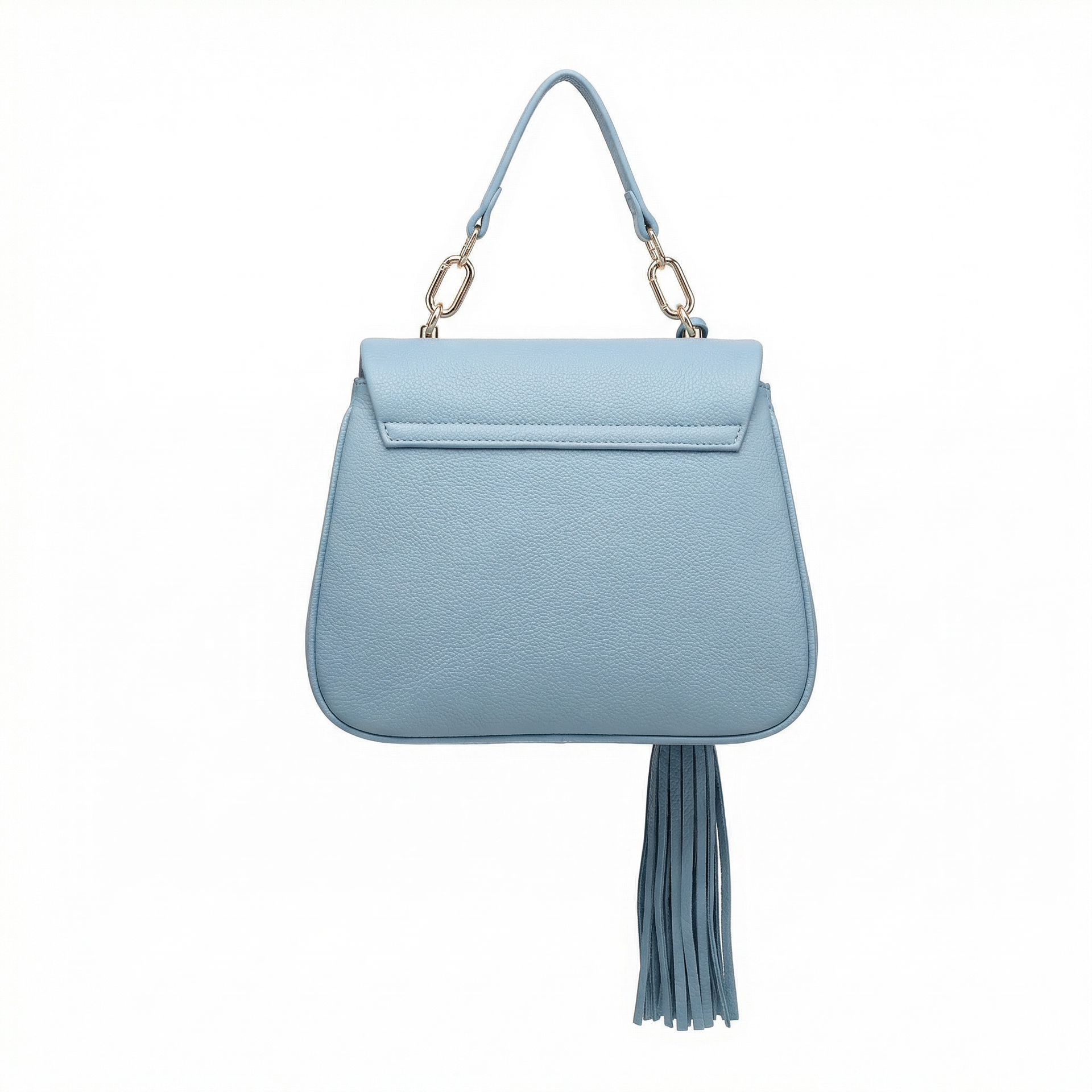 Borsa a Mano in Polyurethane Blu