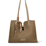 Borsa a Mano in Pelle Vegana Verde Pierre Cardin