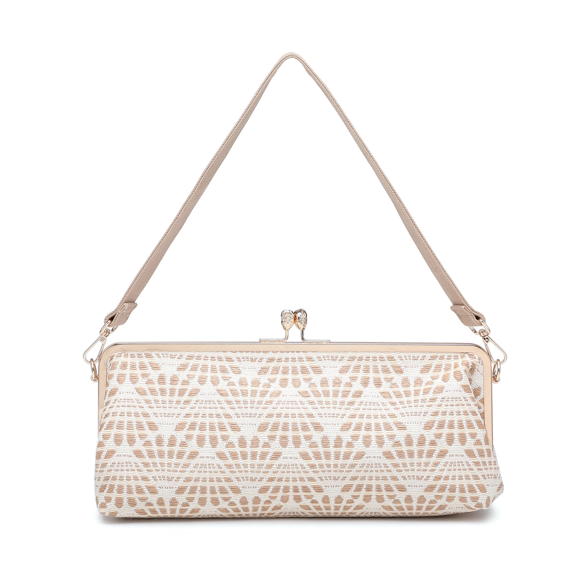 Borsa a Mano in Poliestere Khaki
