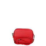 Borsa a Tracolla in Dollaro Leather Rosso