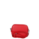 Borsa a Tracolla in Dollaro Leather Rosso
