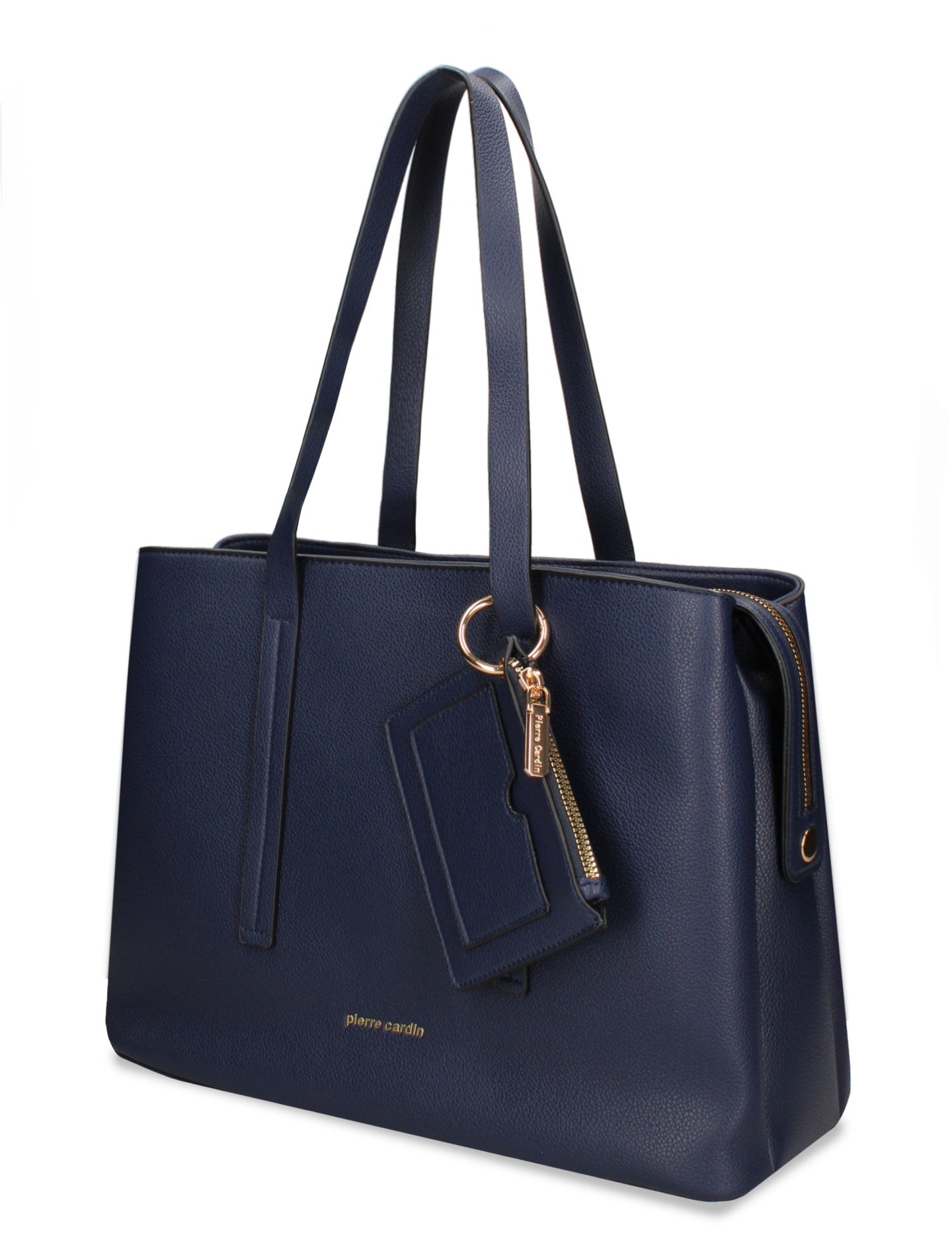 Borsa Shopper in Pelle Vegana Blu