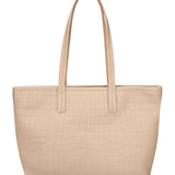 Borsa a Spalla in Pelle Vegana Beige