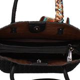 Borsa a Mano Donna in Pelle Vegana Nero