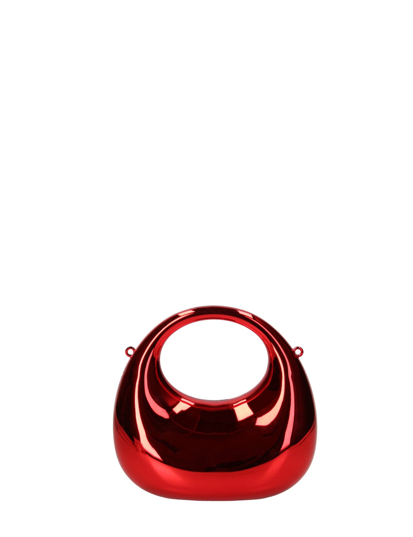 Borsa a Tracolla in Pvc Rosso Chiara Ferretti