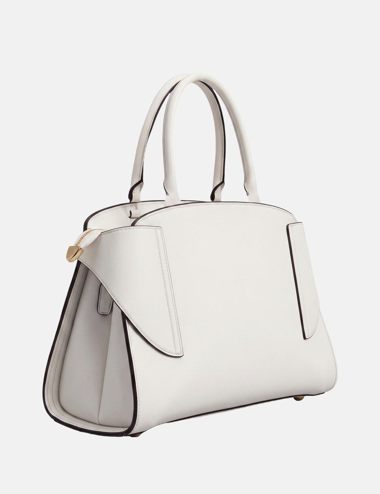 Borsa a mano in Pelle Vegana Bianco