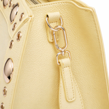 Borsa Shopper in Pelle Vegana Giallo