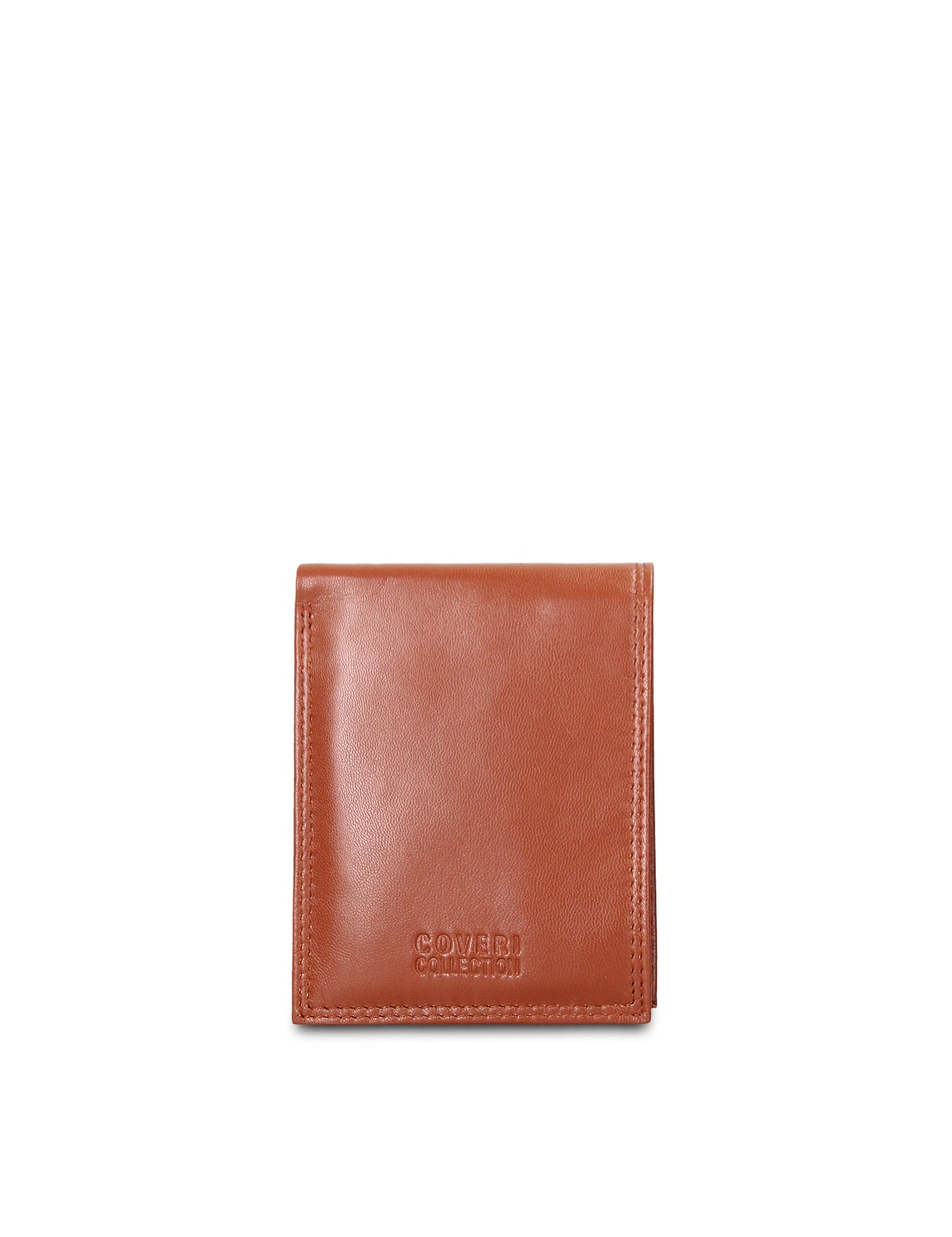Portafoglio in Vera Pelle Cognac