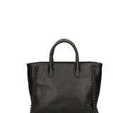 Borsa a mano in Pelle Vegana Nero