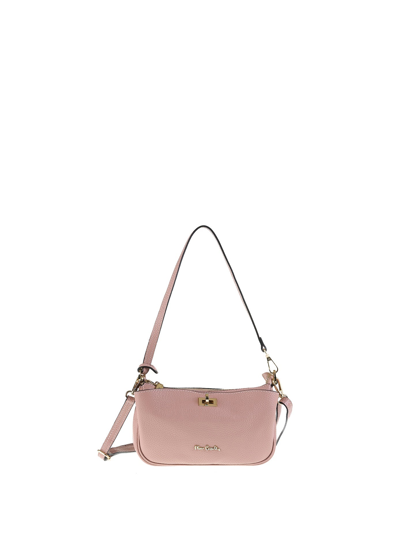 Borsa a Spalla in Vera Pelle Malva Pierre Cardin