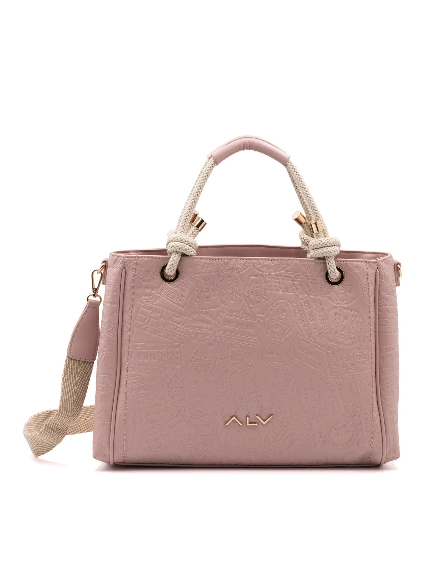 Borsa A Spalla da donna ALV - Rosa