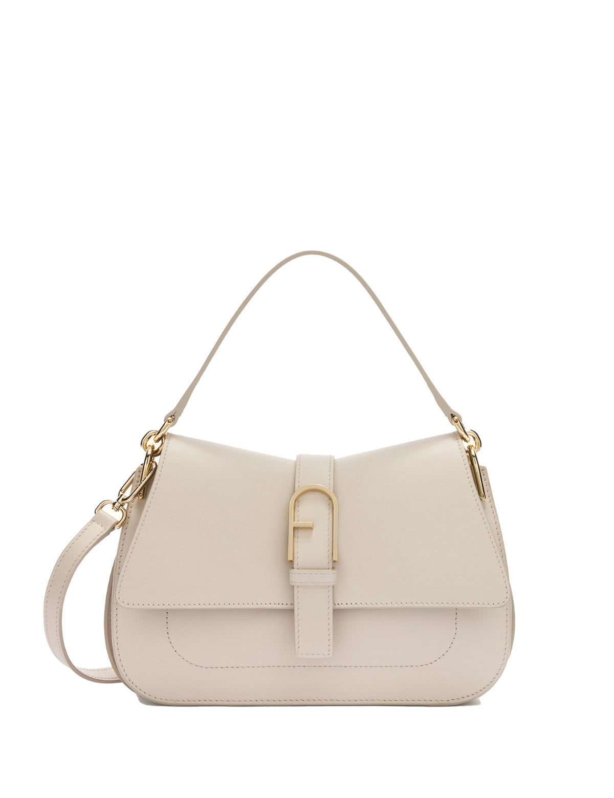 Borsa a Mano in Pelle Ruga Latte Furla