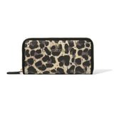 Portafoglio Donna con Zip in Pelle Vegana Leopardato Braccialini