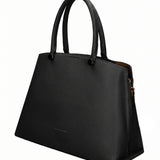 Borsa a Mano in Pelle Vegana Nero