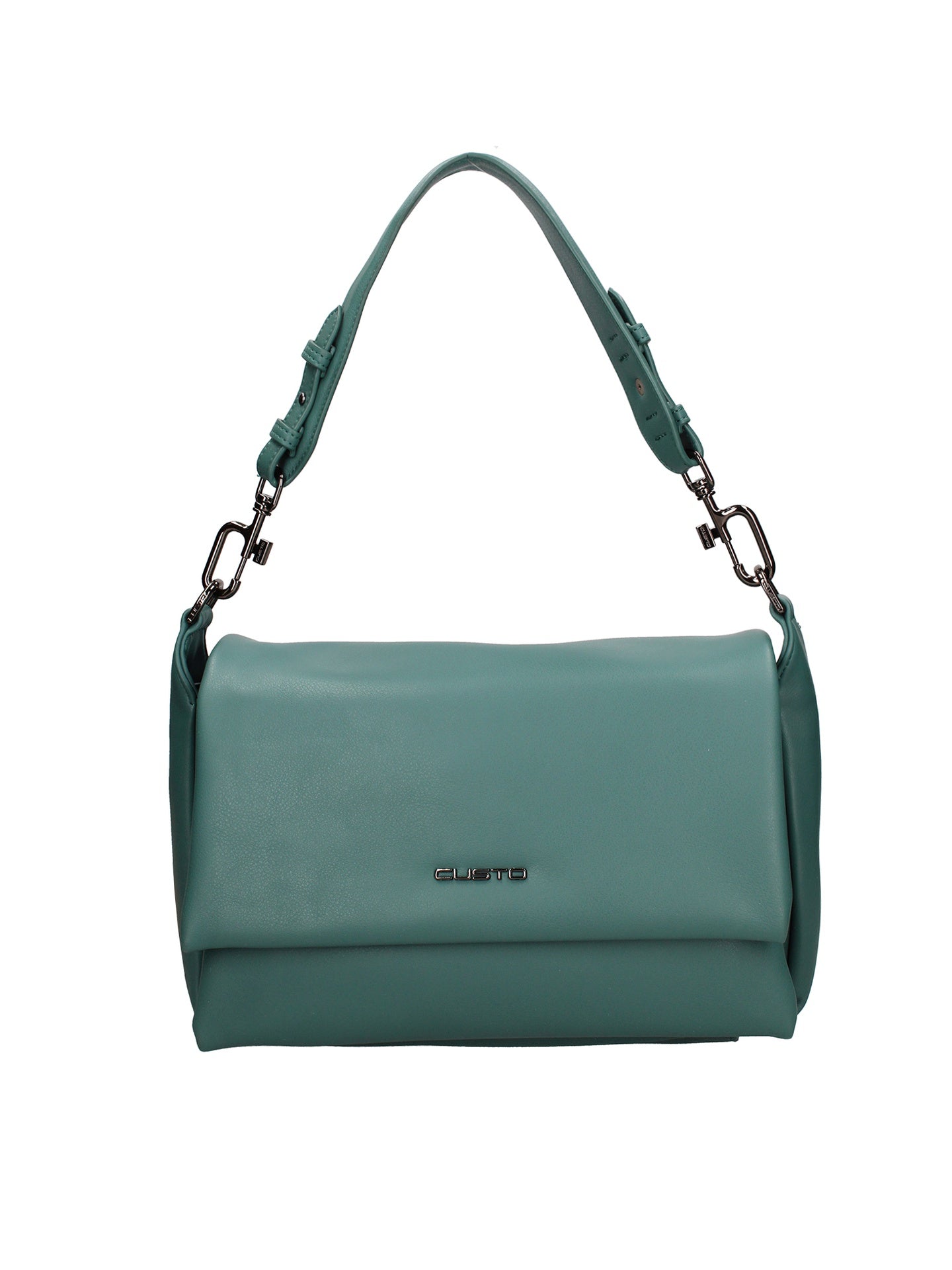 Borsa a spalla CUSTO - Verde scuro