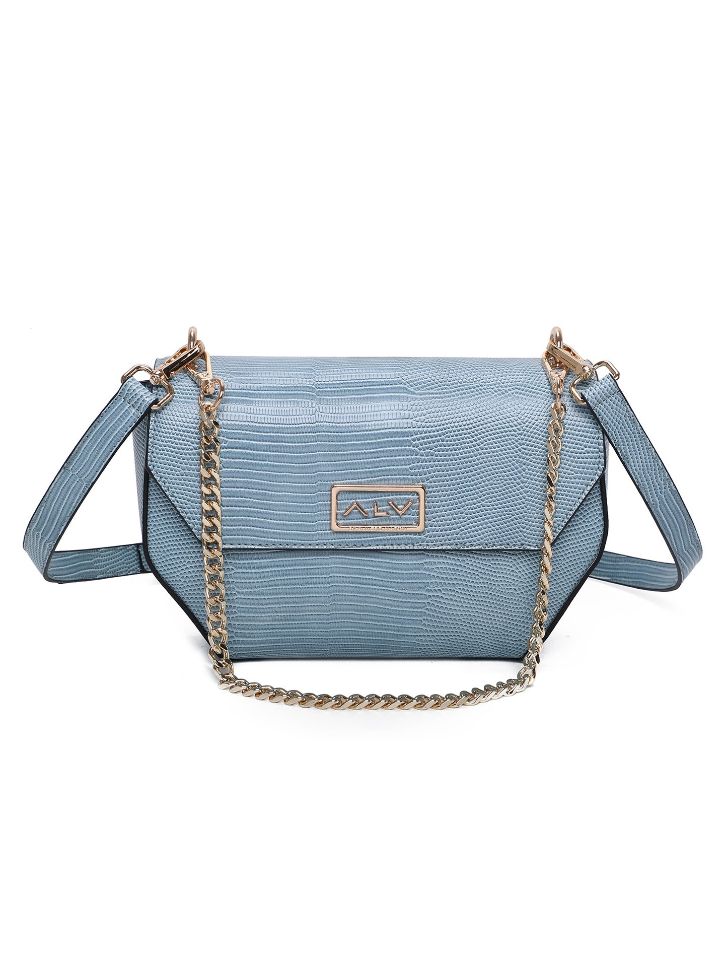 Borsa A Tracolla da donna ALV - Blu Chiaro
