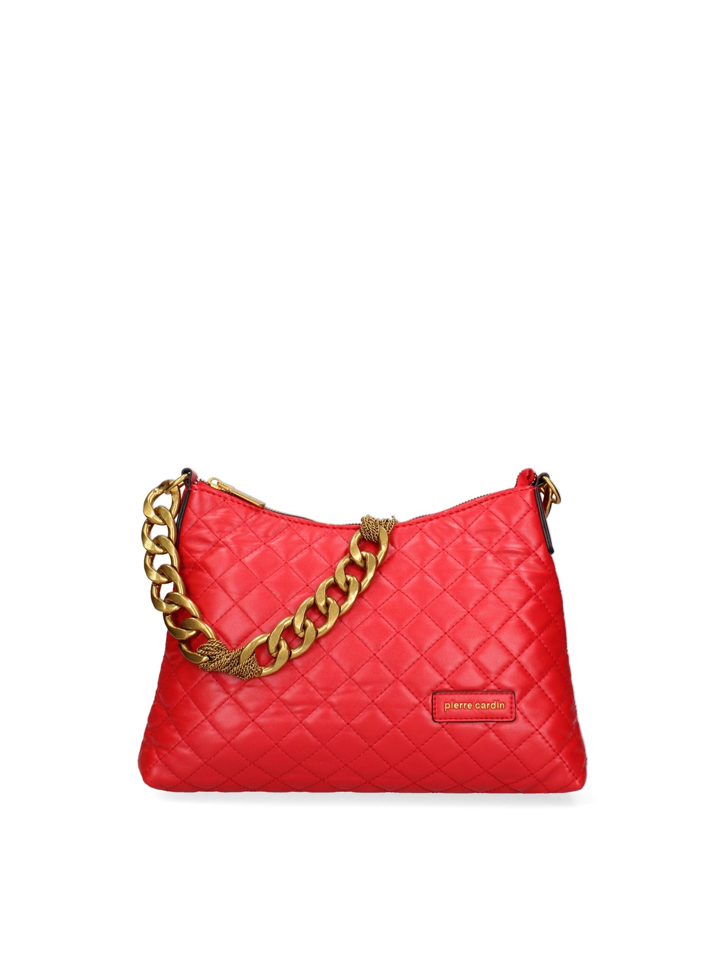 Borsa a Spalla in Polyester Rosso Pierre Cardin