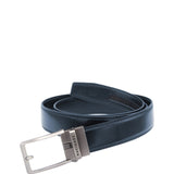 Cintura in Vera Pelle Blu Navigare