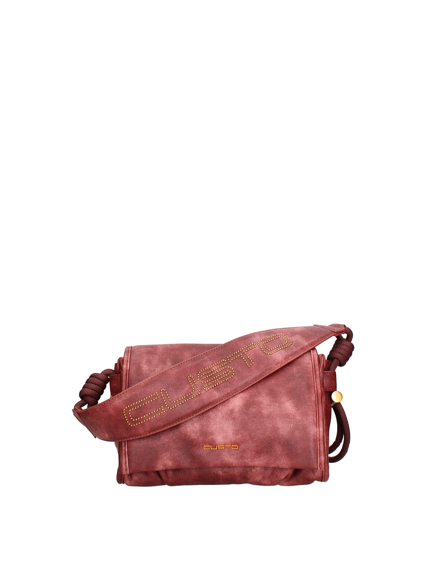 Borsa a tracolla CUSTO - Rosso scuro