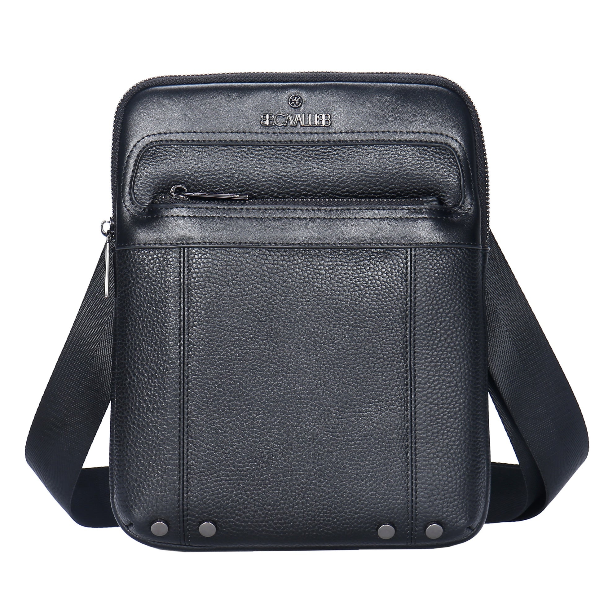 Borsa a Tracolla in Vera Pelle Nero