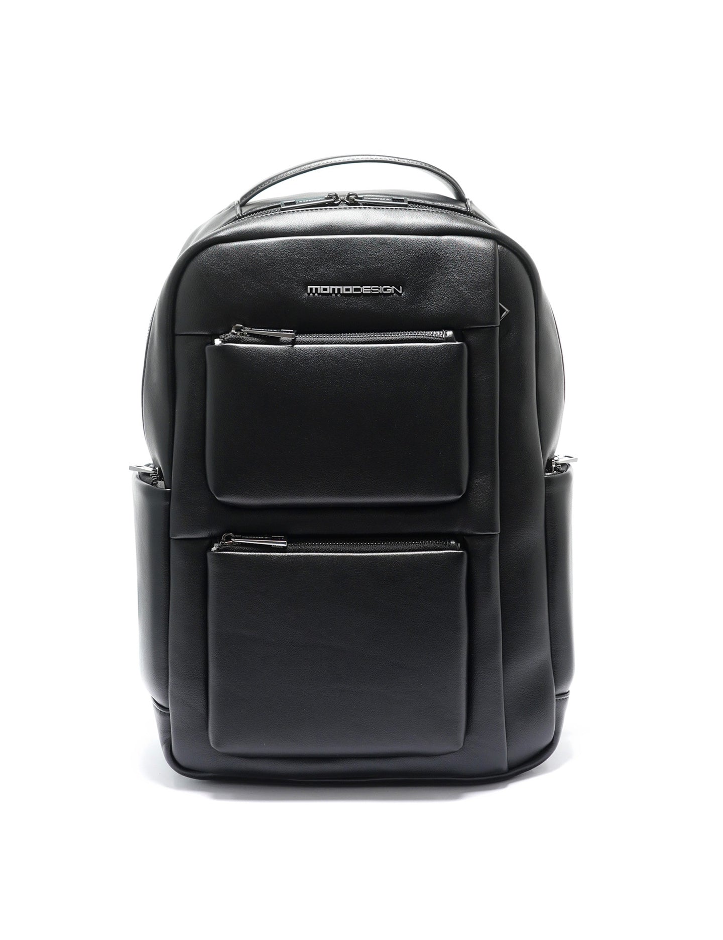 Zaino in Polyurethane Nero