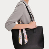 Borsa Shopper in Pelle Vegana Nero
