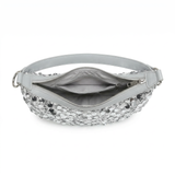 Borsa a Tracolla in Poliestere Silver