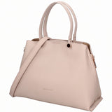 Borsa a Mano in Pelle Vegana Taupe