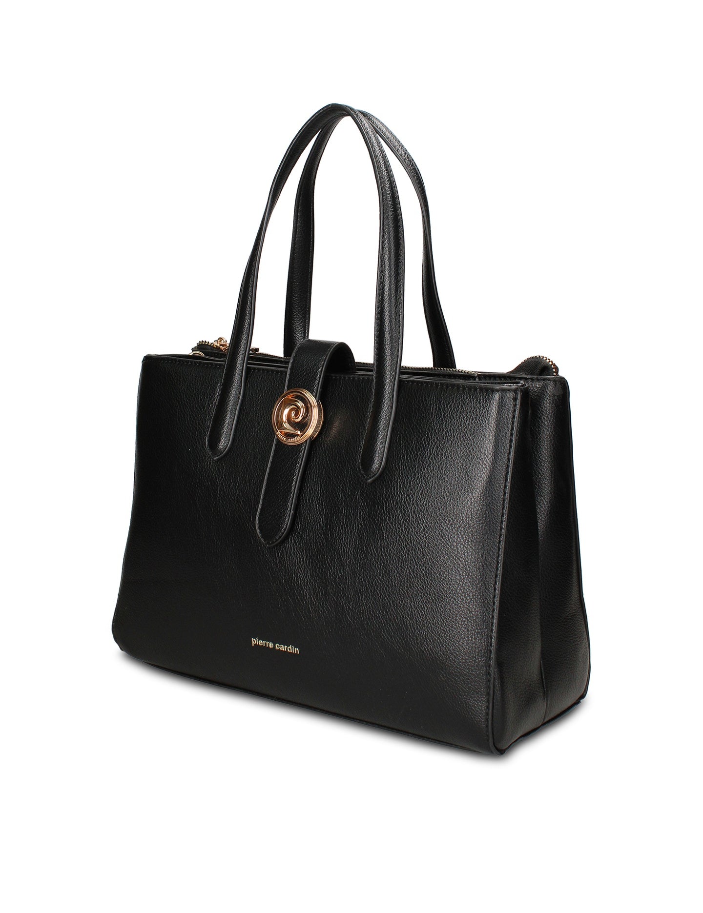 Borsa a Mano in Pelle Vegana Nero