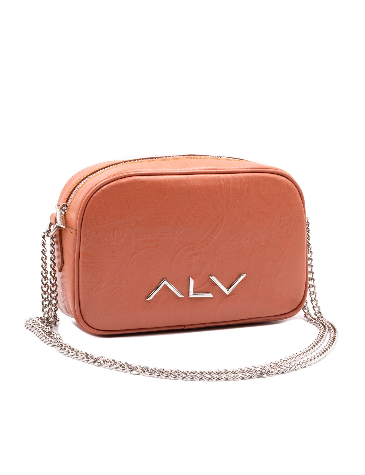 ALV Damen-Schultertasche – Pfirsichfarben