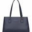 Borsa a Spalla in Pelle Vegana Blu Pierre Cardin