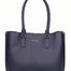 Borsa a Spalla in Pelle Vegana Blu Pierre Cardin