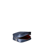 Borsa a Tracolla in Genuine Printed Suede Leather Azzurro