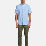 Camicia in Fibra Naturale Cielo Scuro