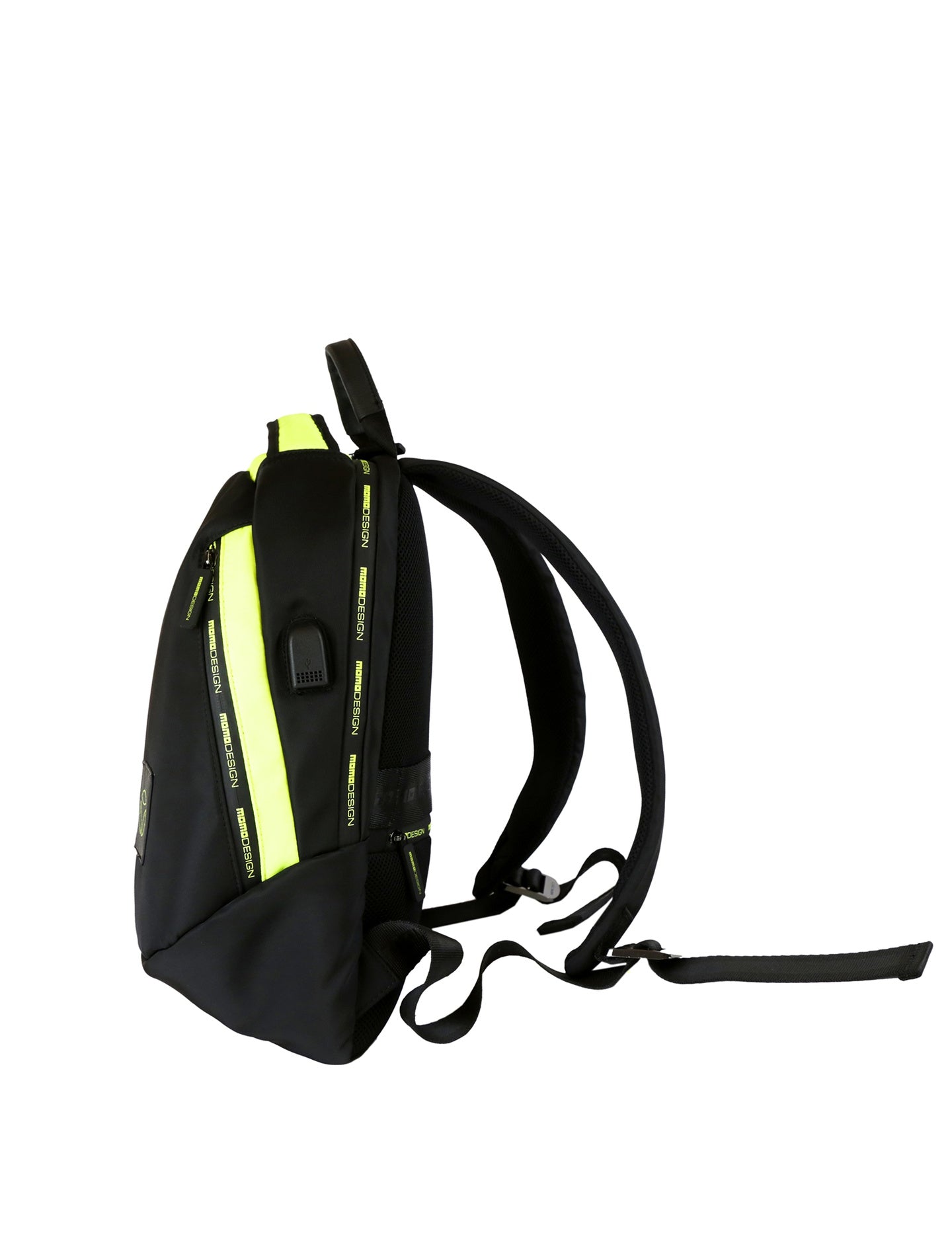 Zaino in Polyurethane Nero