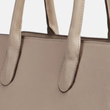 Borsa a spalla in Pelle Vegana Beige