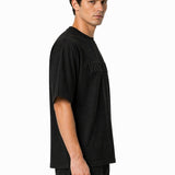 Camiseta de algodón negra