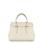 Borsa a Mano in Polyurethane Panna