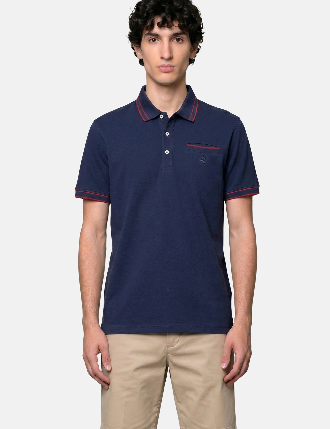Camicia in Cotone Blu Navy Navigare