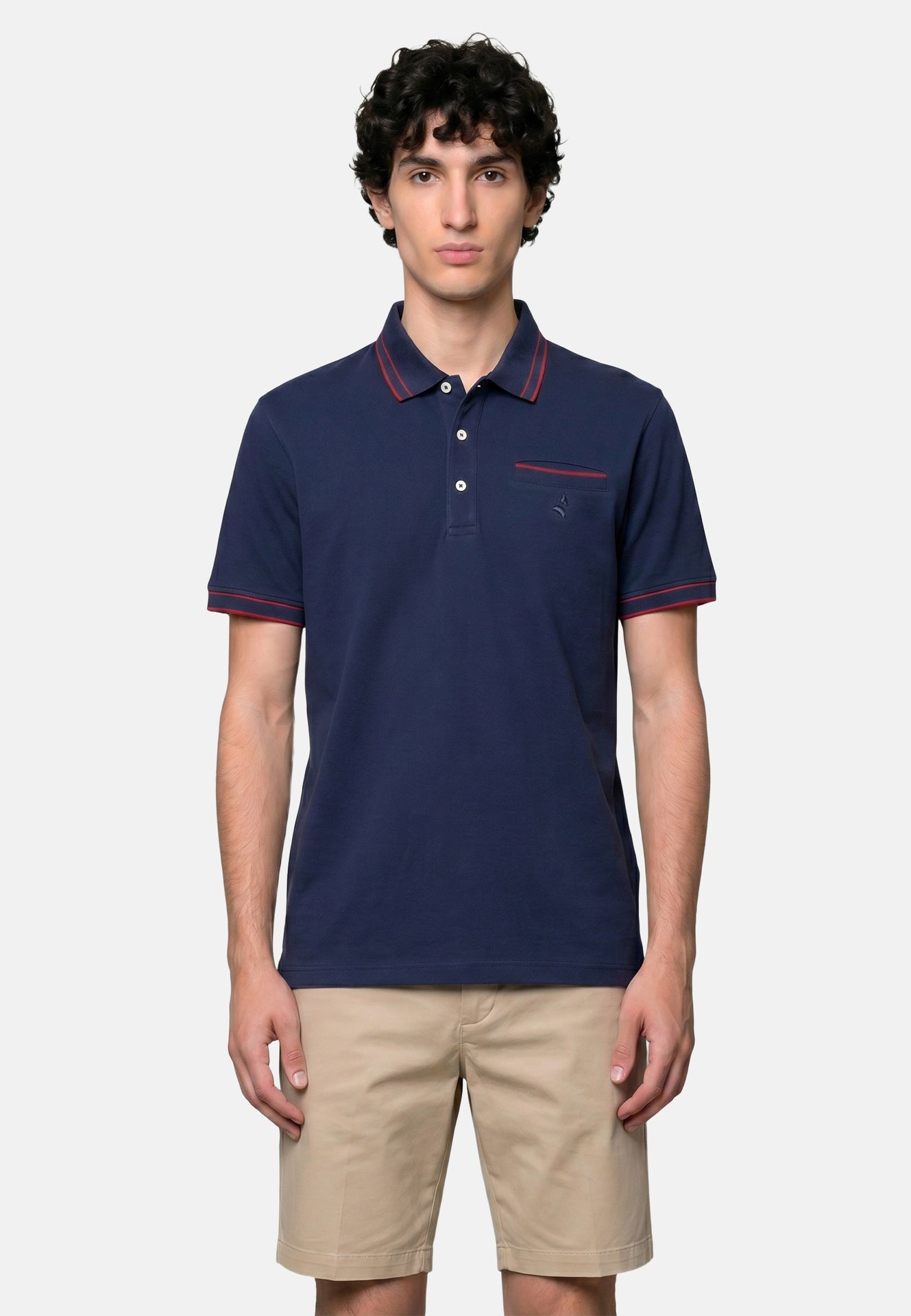 Camicia in Cotone Blu Navy Navigare