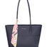 Borsa Shopper in Pelle Vegana Blu Pierre Cardin