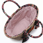 Borsa Shopper in Rattan Nero