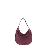 Borsa a Spalla in Vera Pelle Bordeaux